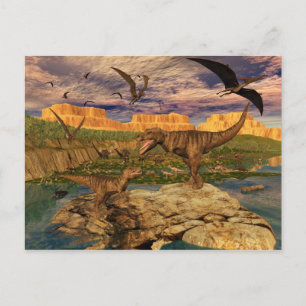 Dinosaur valley postcard