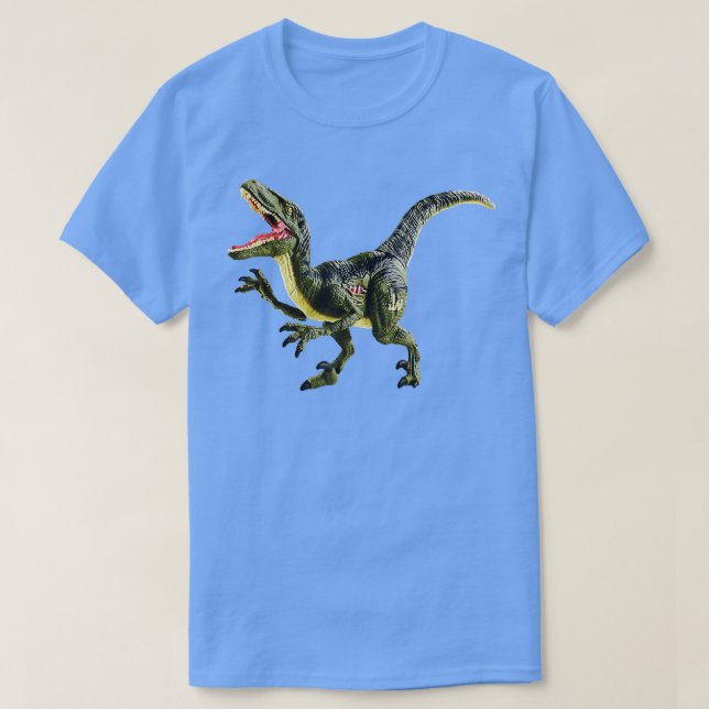 Dinosaur Velociraptor  Halloween tee  Party Fun  (Design Front)