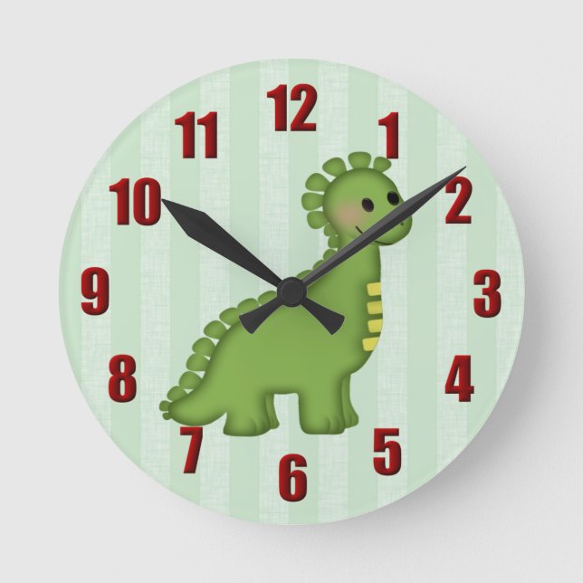 Dinosaur Wall Clock (Front)
