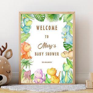 Dinosaur Welcome  Poster