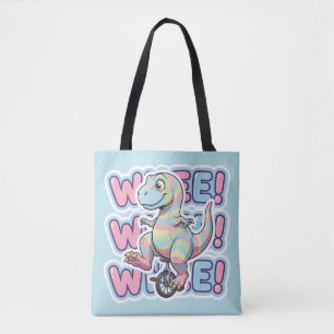 Dinosaur,Whee!!! Tote Bag