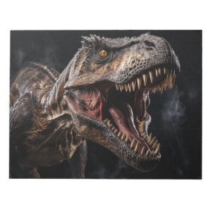Dinosaur Wild Beast Portrait Fierce Power Notepad