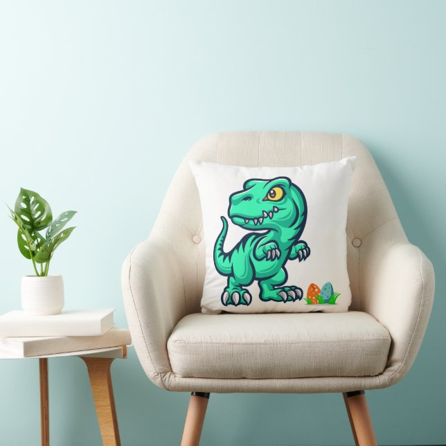 dinosaur with eggs cushion (Chair)