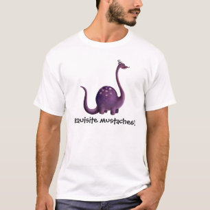 Dinosaur with Moustaches T-Shirt