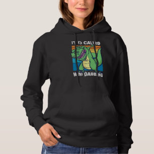 Dinosaur With Short Arms It Is Called Mini Dabbing Hoodie