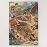 Dinosaur world discovery dig Puzzle