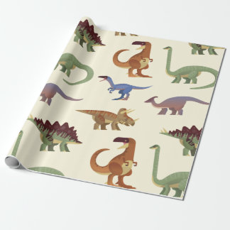 dinosaur wrapping paper