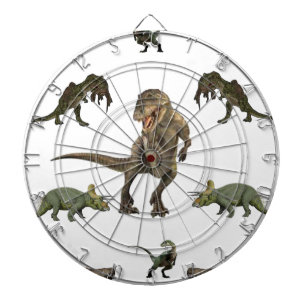 Dinosaur Wrapping Paper Dartboard