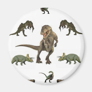 Dinosaur Wrapping Paper Magnet