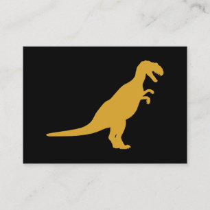 Dinosaur Yellow Business Card