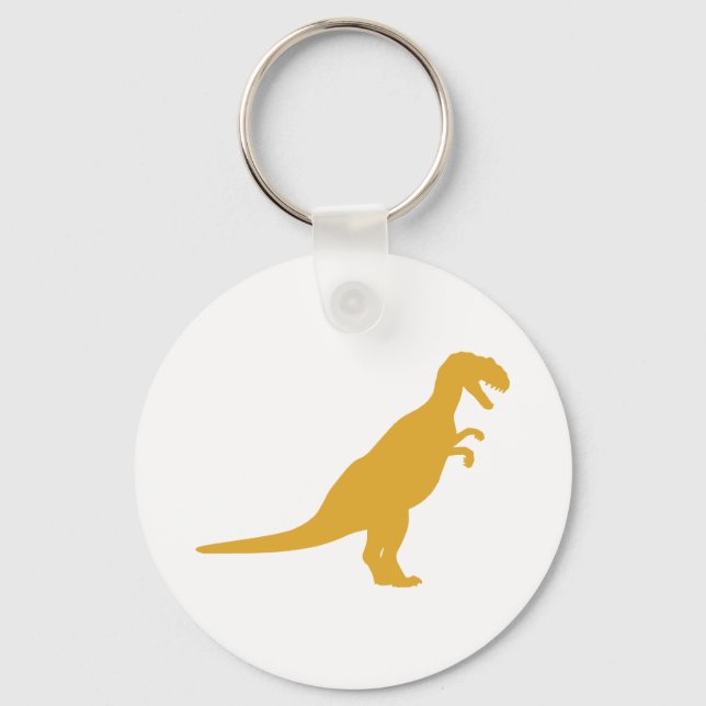 Dinosaur Yellow Key Ring (Front)