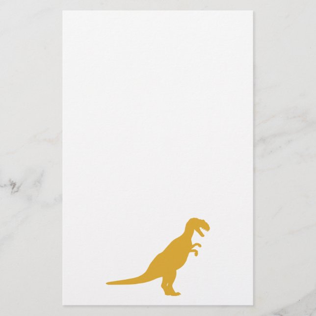 Dinosaur Yellow Stationery (Front)