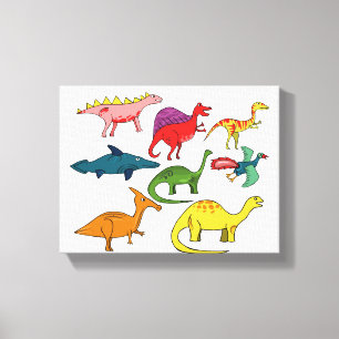 Dinosaur-  Zazzle_Growshop. Canvas Print