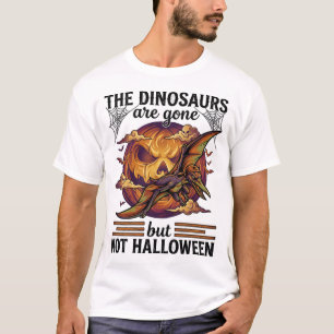Dinosaurs Are Gone Not Halloween Pterodactyl Pumpk T-Shirt