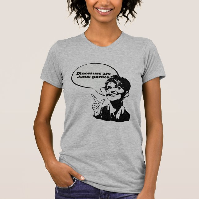 Dinosaurs are Jesus ponies T-Shirt (Front)