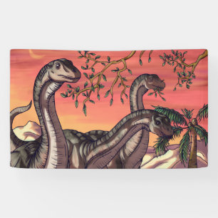 Dinosaurs at Dusk Banner
