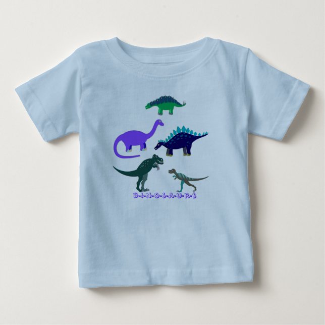 Dinosaurs Baby T-Shirt (Front)