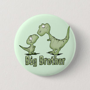 Dinosaurs Big Brother 6 Cm Round Badge