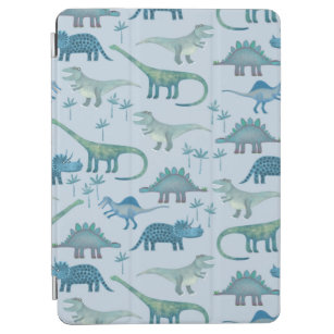 Dinosaurs Blue Pattern iPad Air Cover