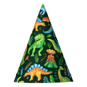 Dinosaurs Boys Birthday Prehistoric Animals Party Hat