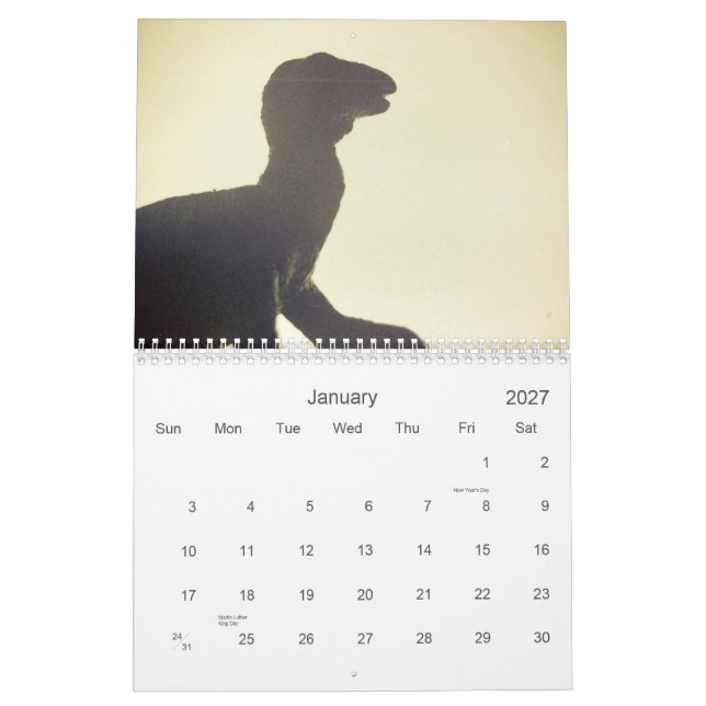 Dinosaurs Conquering 2011 Calendar (Jan 2027)