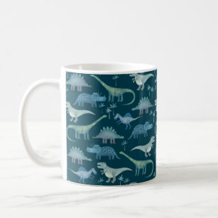 Dinosaurs Dark Coffee Mug