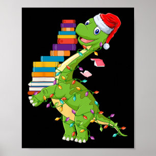 Dinosaurs Didn't Learn Math Funny Math Teacher Poster