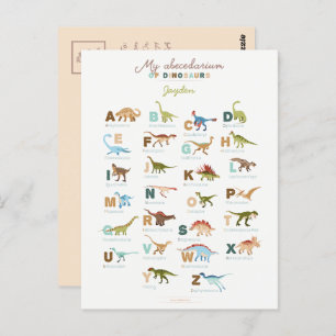 Dinosaurs (English) Postcard