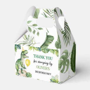 Dinosaurs First Birthday Party Favour Box