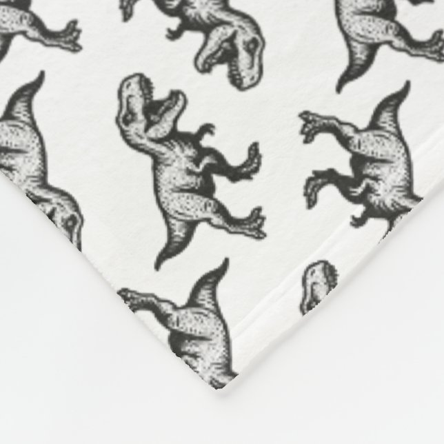 Dinosaurs Fleece Blanket (Corner)