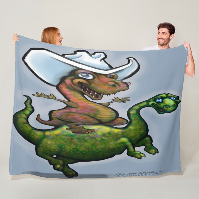 Dinosaurs Fleece Blanket (In Situ)
