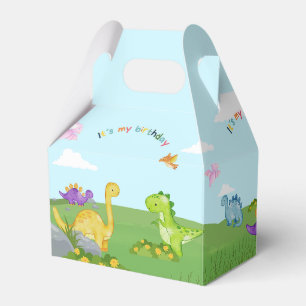 Dinosaur's garden/Dino garden birthday party  Favour Box