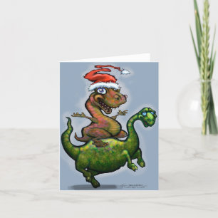 Dinosaurs Holiday Card
