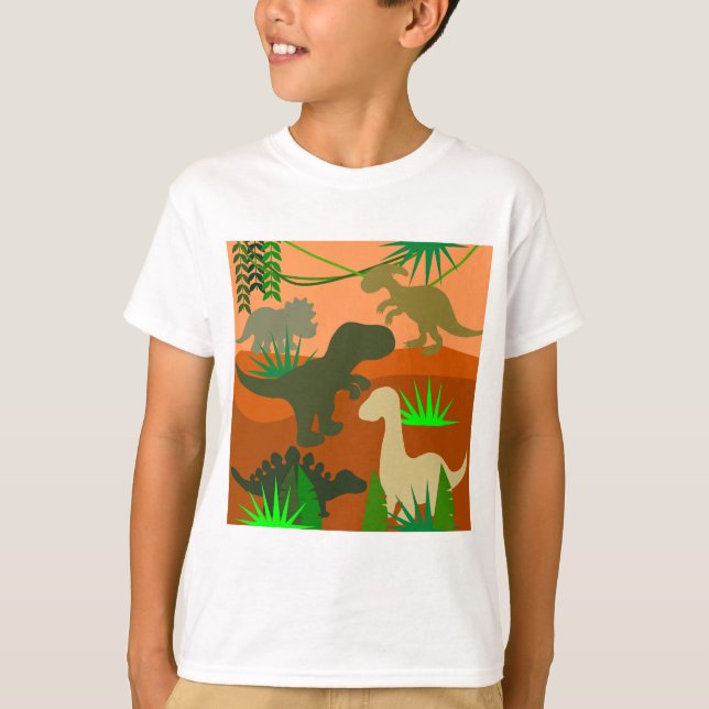 Dinosaurs in the Wild T-Shirt (Front)