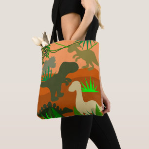 Dinosaurs in the Wild Tote Bag