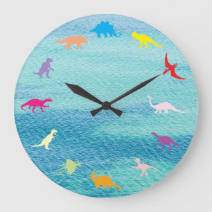 Dinosaurs Large Clock