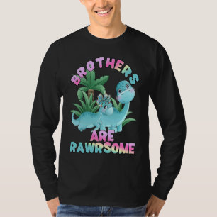 Dinosaurs Little Sister Big Brother are a raw T-Shirt