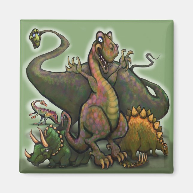 Dinosaurs Magnet (Front)