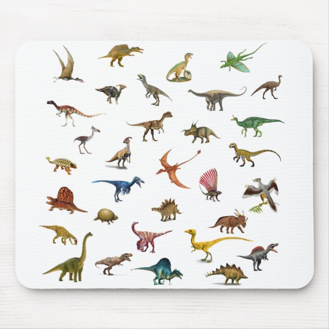 Dinosaurs Mouse Pad (Front)