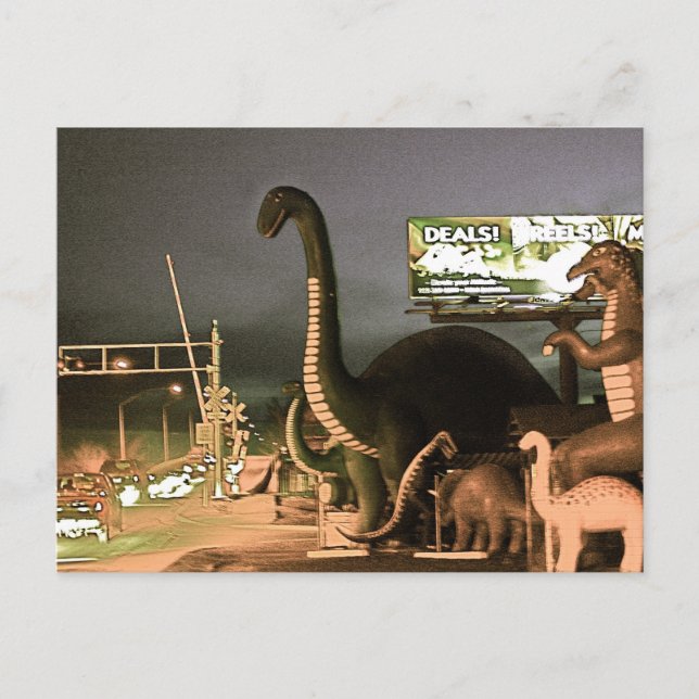 Dinosaurs of Route 66 Postcard (Front)