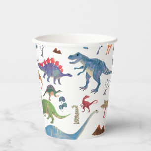 Dinosaurs Paper Cups Popobell Prehistoric Party
