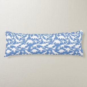 Dinosaurs pattern 01 w. LBlue BG Body Cushion