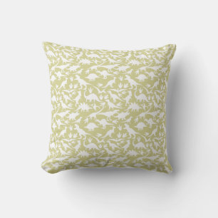 Dinosaurs pattern 01 w. LYellow BG Cushion