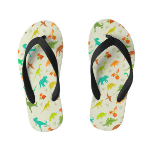 Dinosaurs Pattern Kid's Jandals