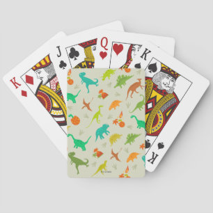 Dinosaurs Pattern Playing Cards