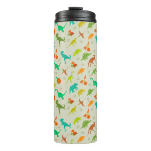 Dinosaurs Pattern Thermal Tumbler