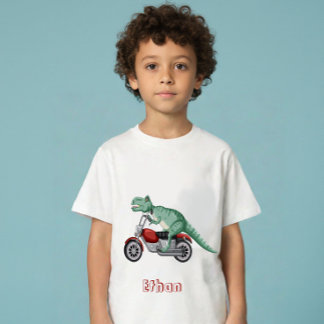 Dinosaurs personalized name baby T-Shirt