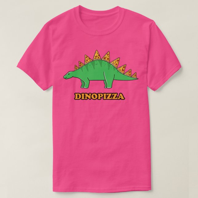 Dinosaurs Pizza T-Shirt (Design Front)