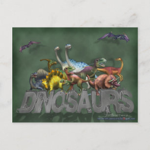 Dinosaurs Postcard