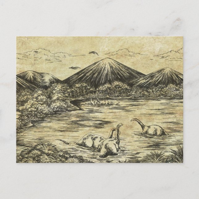 Dinosaurs Postcard (Front)